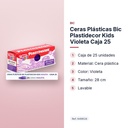 CERAS PLÁSTICAS BIC PLASTIDECOR KIDS VIOLETA CAJA 25 - características principales