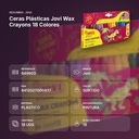 CERAS PLÁSTICAS JOVI WAX CRAYONS 18 COLORES  - resumen de atributos