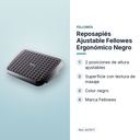 REPOSAPIÉS AJUSTABLE FELLOWES ERGONÓMICO NEGRO - características principales