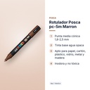ROTULADOR POSCA PC-5M MARRON - características principales