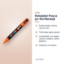 ROTULADOR POSCA PC-5M NARANJA - características principales
