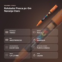 ROTULADOR POSCA PC-5M NARANJA CLARO - resumen de atributos