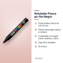 ROTULADOR POSCA PC-5M NEGRO - características principales