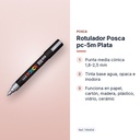 ROTULADOR POSCA PC-5M PLATA - características principales