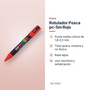 ROTULADOR POSCA PC-5M ROJO - características principales