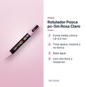 ROTULADOR POSCA PC-5M ROSA CLARO  - características principales