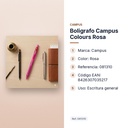 BOLIGRAFO CAMPUS COLOURS ROSA - características principales