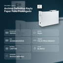 ARCHIVO DEFINITIVO RAYLU PAPER FOLIO PROLONGADO - resumen de atributos