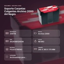 SOPORTE CARPETAS COLGANTES ARCHIVO 2000 A4 NEGRO - resumen de atributos