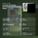 CARPETA DE FUNDAS BISMARK A4 10 FUNDAS PP NEGRO - resumen de atributos
