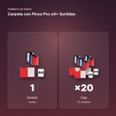 CARPETA CON PINZA PVC A4+ SURTIDAS - formato de venta: caja de 20