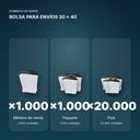 BOLSA PARA ENVÍOS 30 x 40  - formato de venta: paquete de 1000, palé de 20000