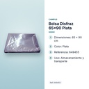 BOLSA DISFRAZ 65X90 PLATA - características principales