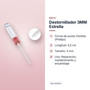 DESTORNILLADOR 3MM ESTRELLA - características principales