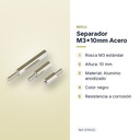 SEPARADOR M3*10MM ACERO - características principales