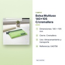 BOLSA MULTIUSO 140*105 C/CREMALLERA - características principales