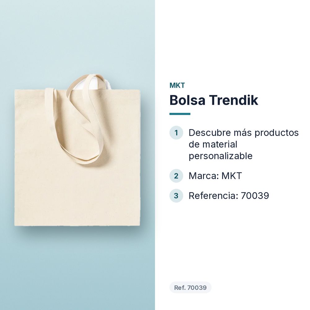 BOLSA TRENDIK - características principales