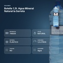BOTELLA 1,5L. AGUA MINERAL NATURAL LA SERRETA  - resumen de atributos