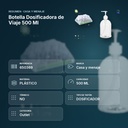 BOTELLA DOSIFICADORA DE VIAJE 500 ML  - resumen de atributos
