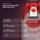 CERVEZA AMSTEL 100% MALTA LATA 33 CL - resumen de atributos