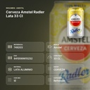 CERVEZA AMSTEL RADLER LATA 33 CL - resumen de atributos