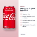 COCA-COLA ORIGINAL LATA 33 CL - características principales