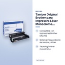 TAMBOR ORIGINAL BROTHER PARA IMPRESORA LÁSER MONOCROMO DR2200 - características principales