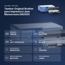 TAMBOR ORIGINAL BROTHER PARA IMPRESORA LÁSER MONOCROMO DR2000 - resumen de atributos