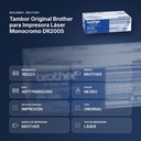 TAMBOR ORIGINAL BROTHER PARA IMPRESORA LÁSER MONOCROMO DR2005 - resumen de atributos