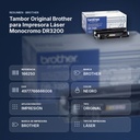 TAMBOR ORIGINAL BROTHER PARA IMPRESORA LÁSER MONOCROMO DR3200 - resumen de atributos