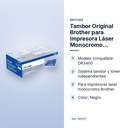 TAMBOR ORIGINAL BROTHER PARA IMPRESORA LÁSER MONOCROMO DR3400 - características principales
