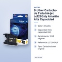 BROTHER CARTUCHO DE TINTA INK-JET LC1280XLY AMARILLO ALTA CAPACIDAD - características principales