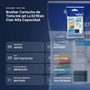 BROTHER CARTUCHO DE TINTA INK-JET LC3219XLC CIAN ALTA CAPACIDAD - resumen de atributos