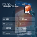 BROTHER CARTUCHO DE TINTA NEGRO C1100HYBK - resumen de atributos