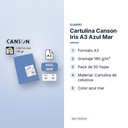 CARTULINA CANSON IRIS A3 AZUL MAR - características principales