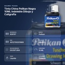 TINTA CHINA PELIKAN NEGRA 10ML INDELEBLE DIBUJO Y CALIGRAFÍA - resumen de atributos