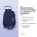 MOCHILA TÉCNICA CON CARRO EVOLUTION F.C. BARCELONA – 2ª EQUIPACIÓN - características principales