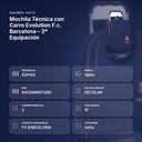 MOCHILA TÉCNICA CON CARRO EVOLUTION F.C. BARCELONA – 2ª EQUIPACIÓN - resumen de atributos