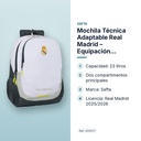 MOCHILA TÉCNICA ADAPTABLE REAL MADRID – EQUIPACIÓN 2025/2026 - características principales