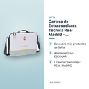 CARTERA DE EXTRAESCOLARES TÉCNICA REAL MADRID – EQUIPACIÓN 25/26 - características principales