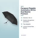 PARAGUAS PLEGABLE AUTOMATICO 58 CM REAL MADRID PREMIUM - características principales