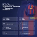 MOCHILA TÉCNICA ADAPTABLE F.C. BARCELONA – 1ª EQUIPACIÓN 2025/2026 - resumen de atributos
