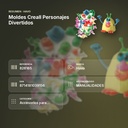 MOLDES CREALL PERSONAJES DIVERTIDOS - resumen de atributos