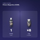 PINTURA MAGNETICA 250ML - formato de venta: caja de 6