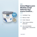 ARENA MÁGICA PARA MODELAR CREALL NATURAL 5 KG | ARENA CINÉTICA SENSORIAL - características principales