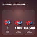 ENCUADERNA APLI LATON C/AR.18MM 100UD - formato de venta: caja de 100, palé de 3500