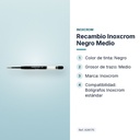 RECAMBIO INOXCROM NEGRO MEDIO - características principales