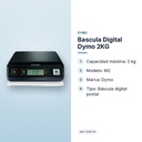 BASCULA DIGITAL DYMO 2KG - características principales