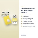 CARTULINA CANSON IRIS A3 AMARILLO CANARIO  - características principales