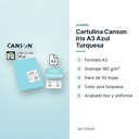 CARTULINA CANSON IRIS A3 AZUL TURQUESA - características principales
